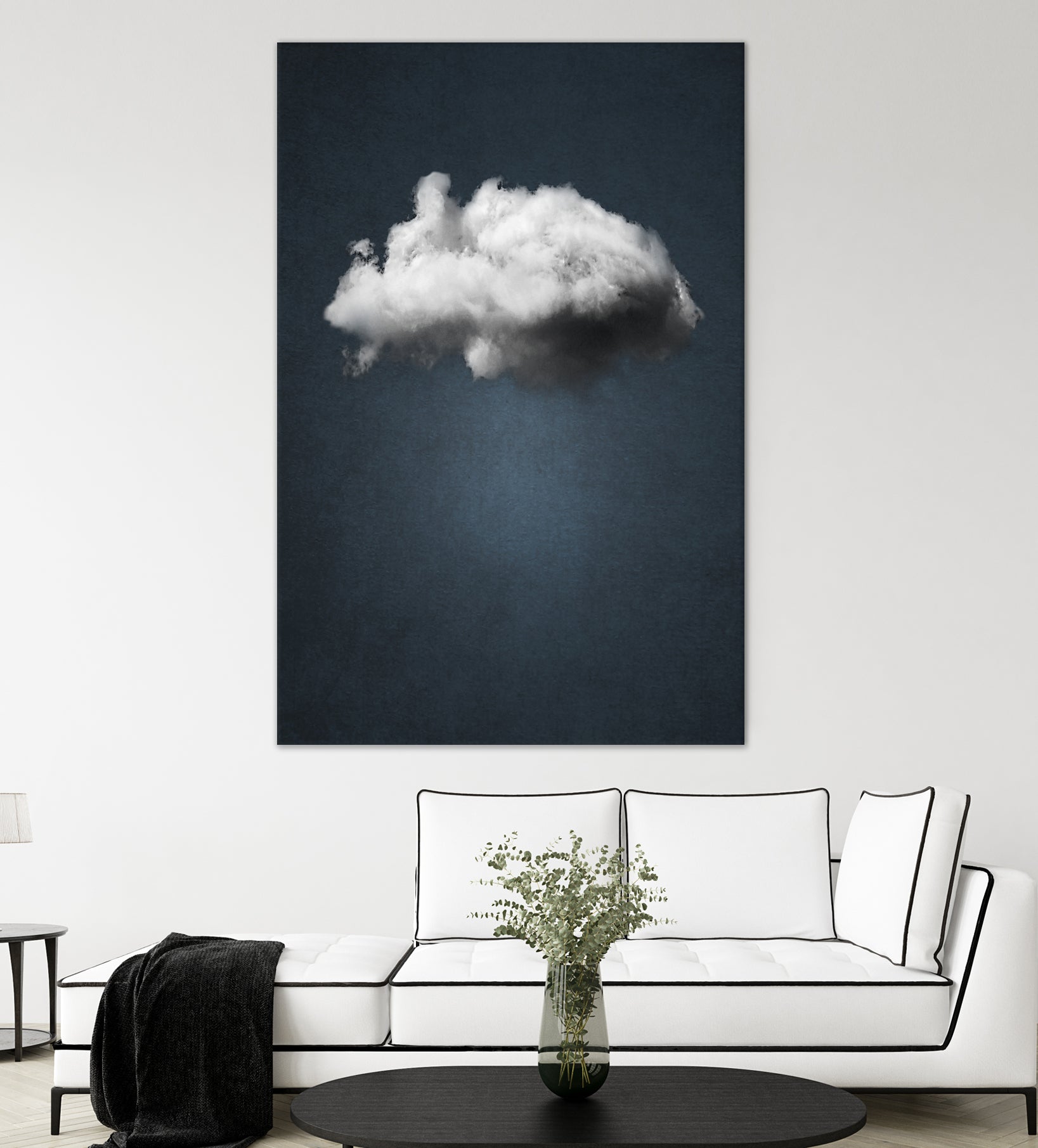 WAITING MAGRITTE by Paolo Bordegoni on GIANT ART - blue digital painting