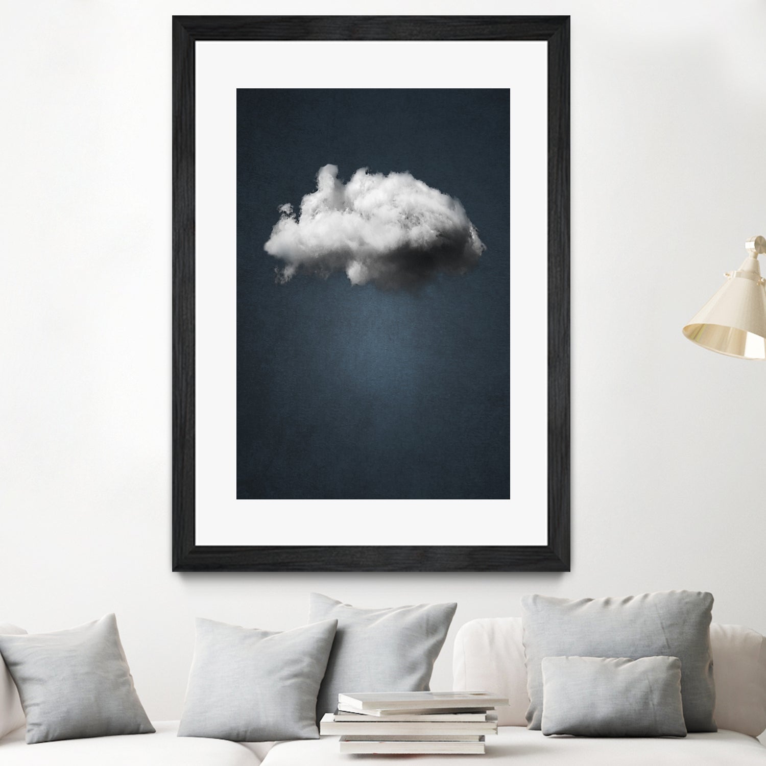 WAITING MAGRITTE by Paolo Bordegoni on GIANT ART - blue digital painting