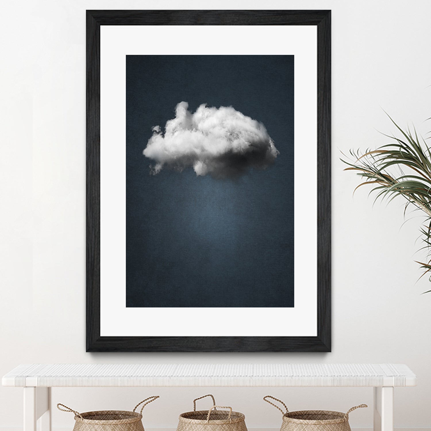 WAITING MAGRITTE by Paolo Bordegoni on GIANT ART - blue digital painting