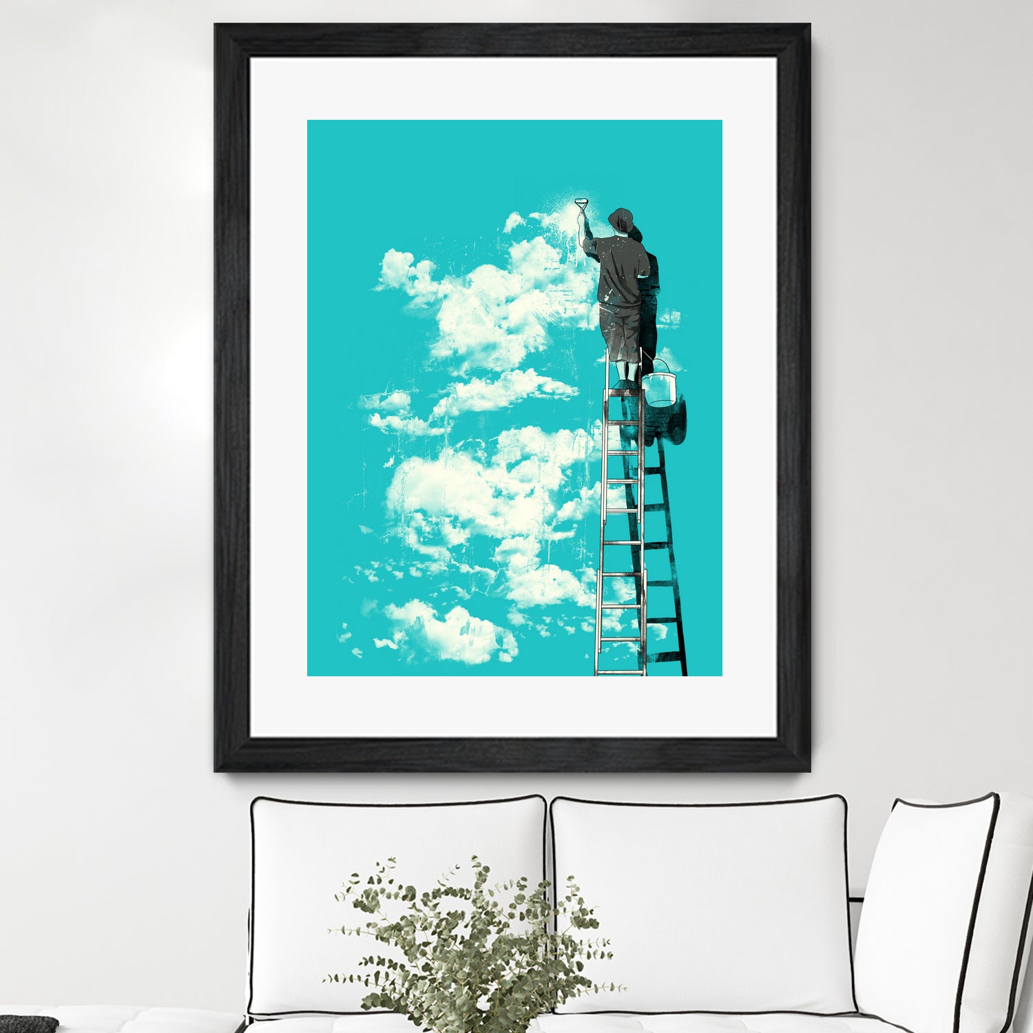 Optimist by matheus lopes on GIANT ART - blue digital drawing