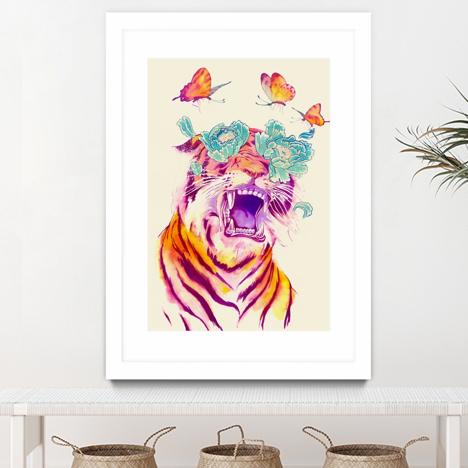 Tropicalia by matheus lopes on GIANT ART - pink digital painting