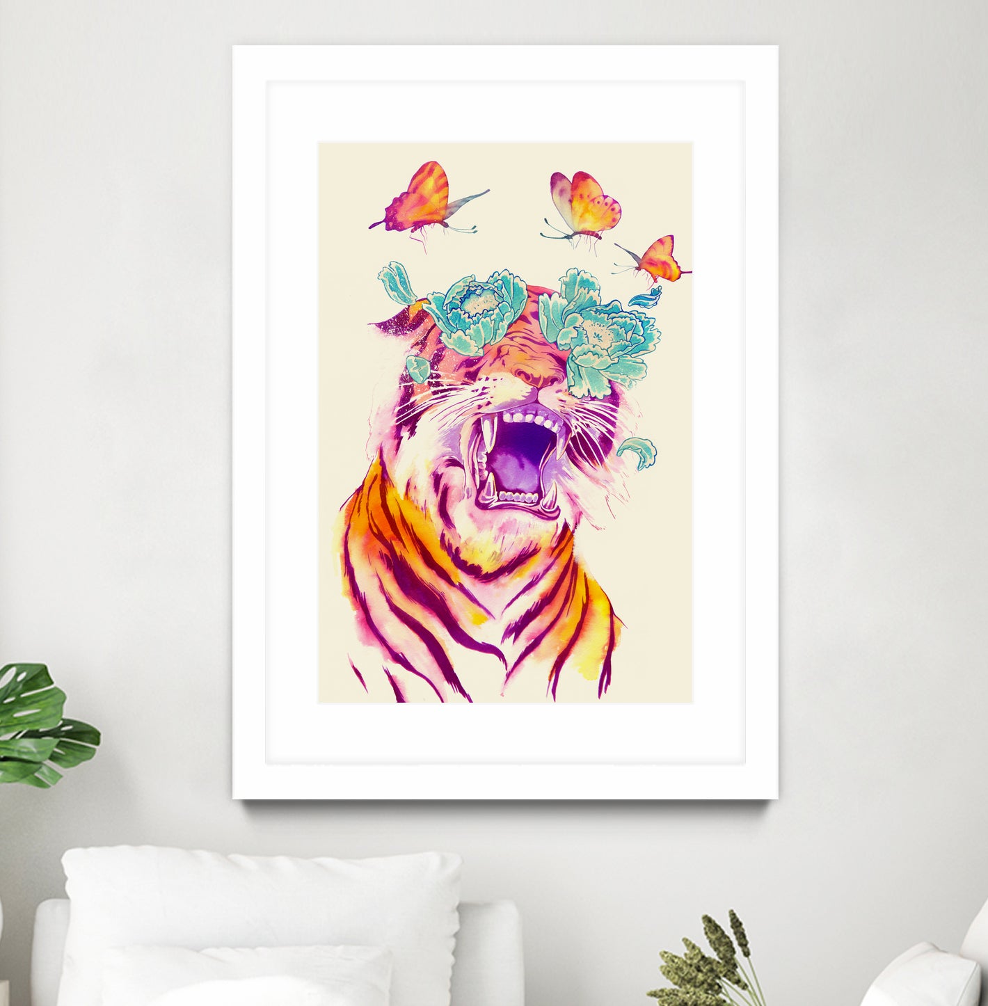 Tropicalia by matheus lopes on GIANT ART - pink digital painting