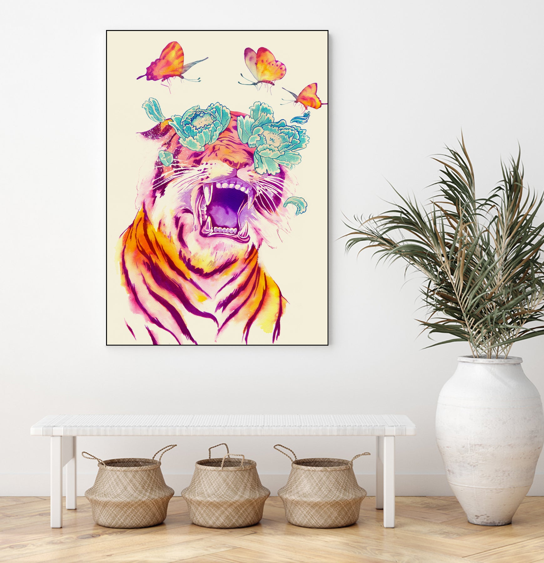 Tropicalia by matheus lopes on GIANT ART - pink digital painting