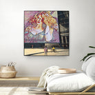 This Year Buy Her Diamonds by charles sinklier on GIANT ART - fuchsia digital painting