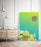 Greece with Narwhanderlust by Hyo Kim on GIANT ART - green vector illustration