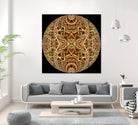 Red Grasses 3 Mandala by Digital Crafts on GIANT ART - brown photo illustration