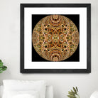 Red Grasses 3 Mandala by Digital Crafts on GIANT ART - brown photo illustration