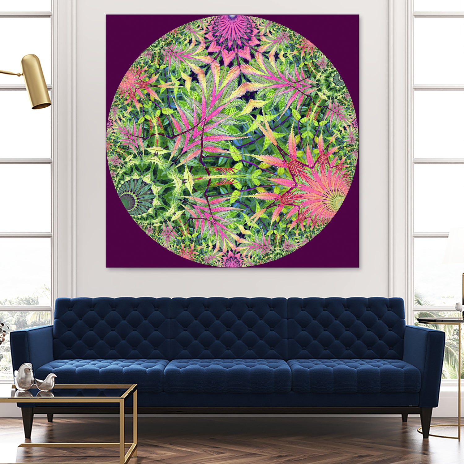 Hyperbolic Jungle by Digital Crafts on GIANT ART - green digital painting