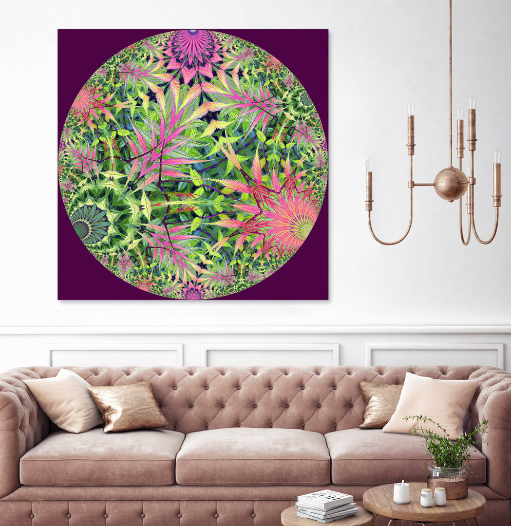 Hyperbolic Jungle by Digital Crafts on GIANT ART - green digital painting