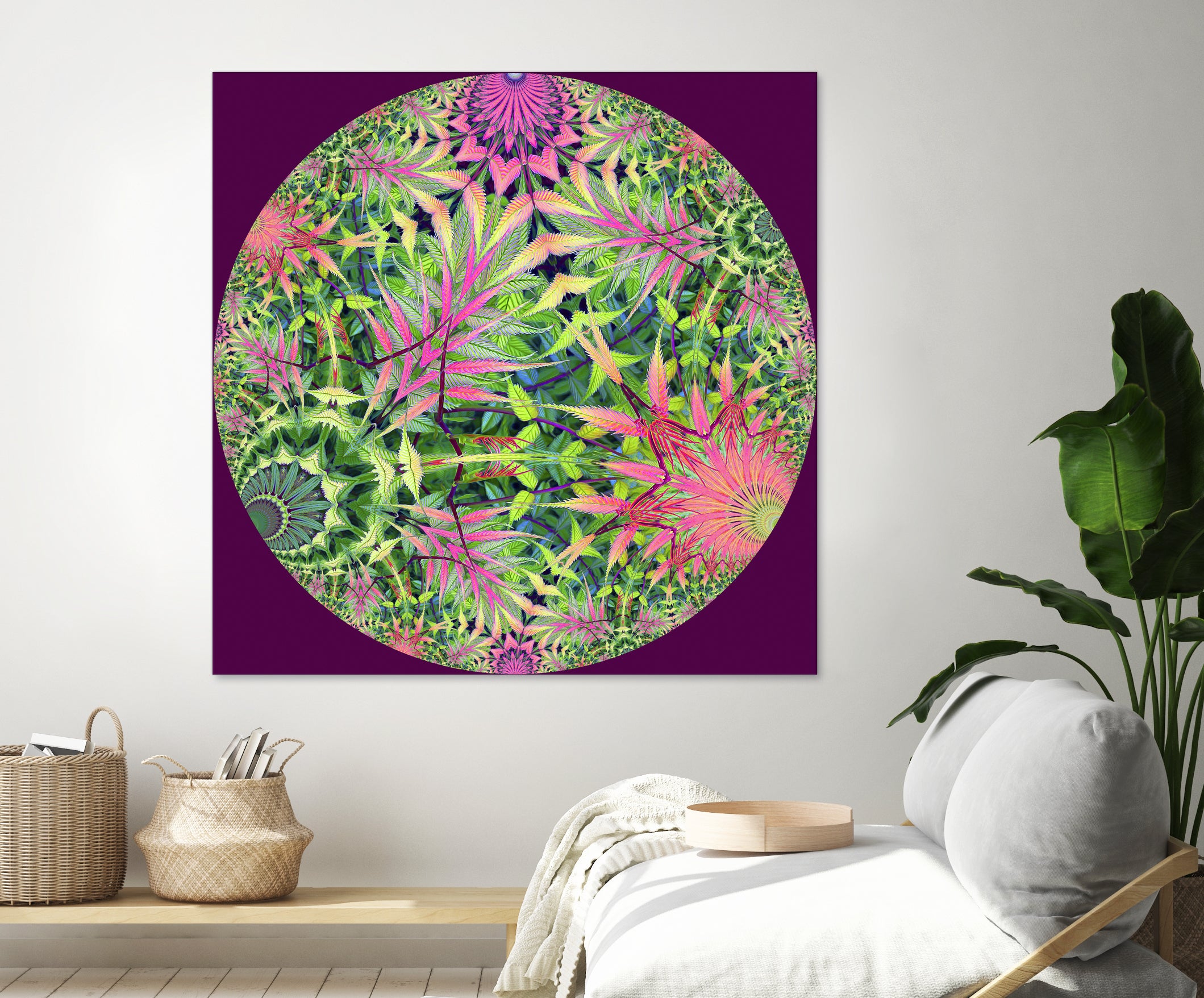 Hyperbolic Jungle by Digital Crafts on GIANT ART - green digital painting