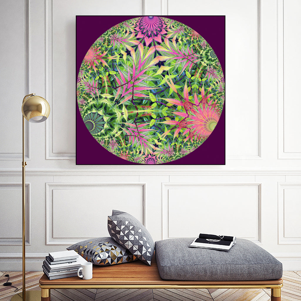 Hyperbolic Jungle by Digital Crafts on GIANT ART - green digital painting