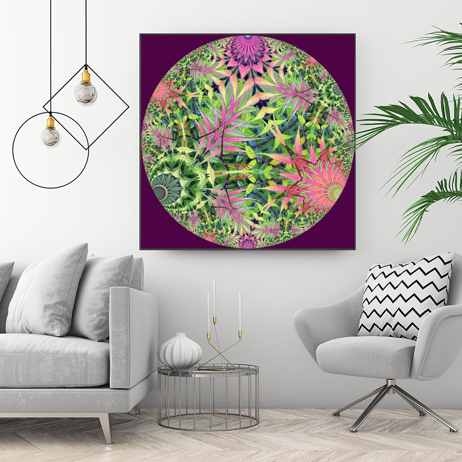 Hyperbolic Jungle by Digital Crafts on GIANT ART - green digital painting