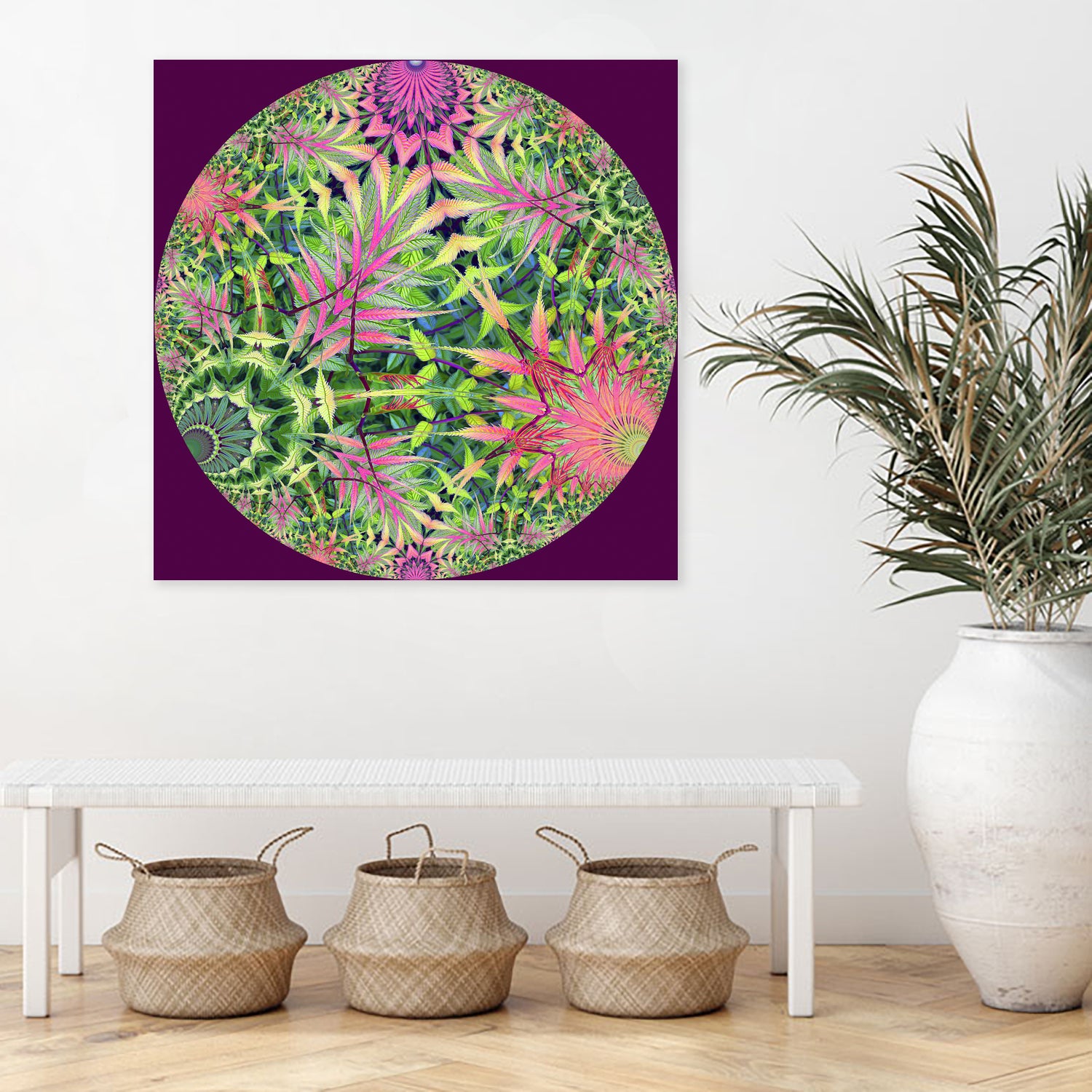 Hyperbolic Jungle by Digital Crafts on GIANT ART - green digital painting