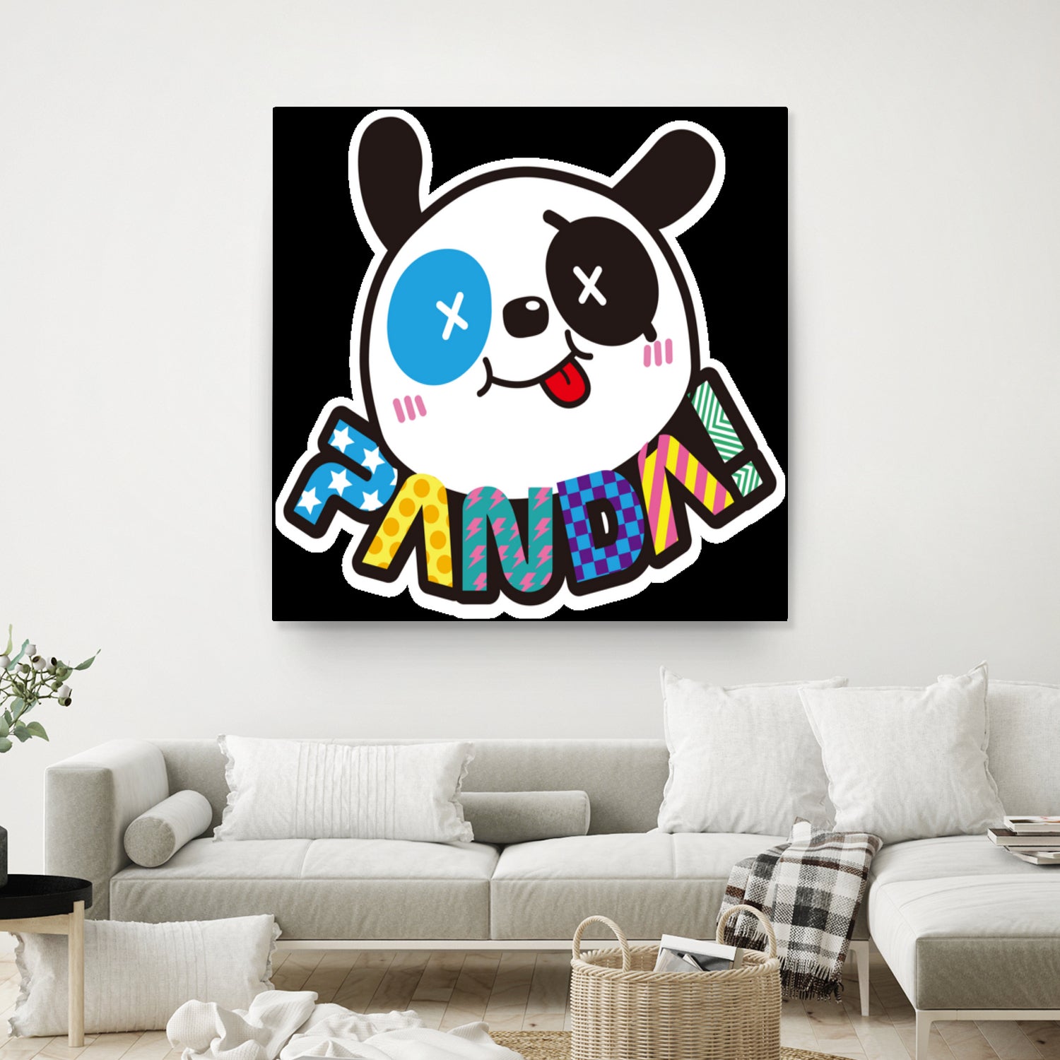 Funny Panda by Desi Setyoningrum on GIANT ART - white cartooning