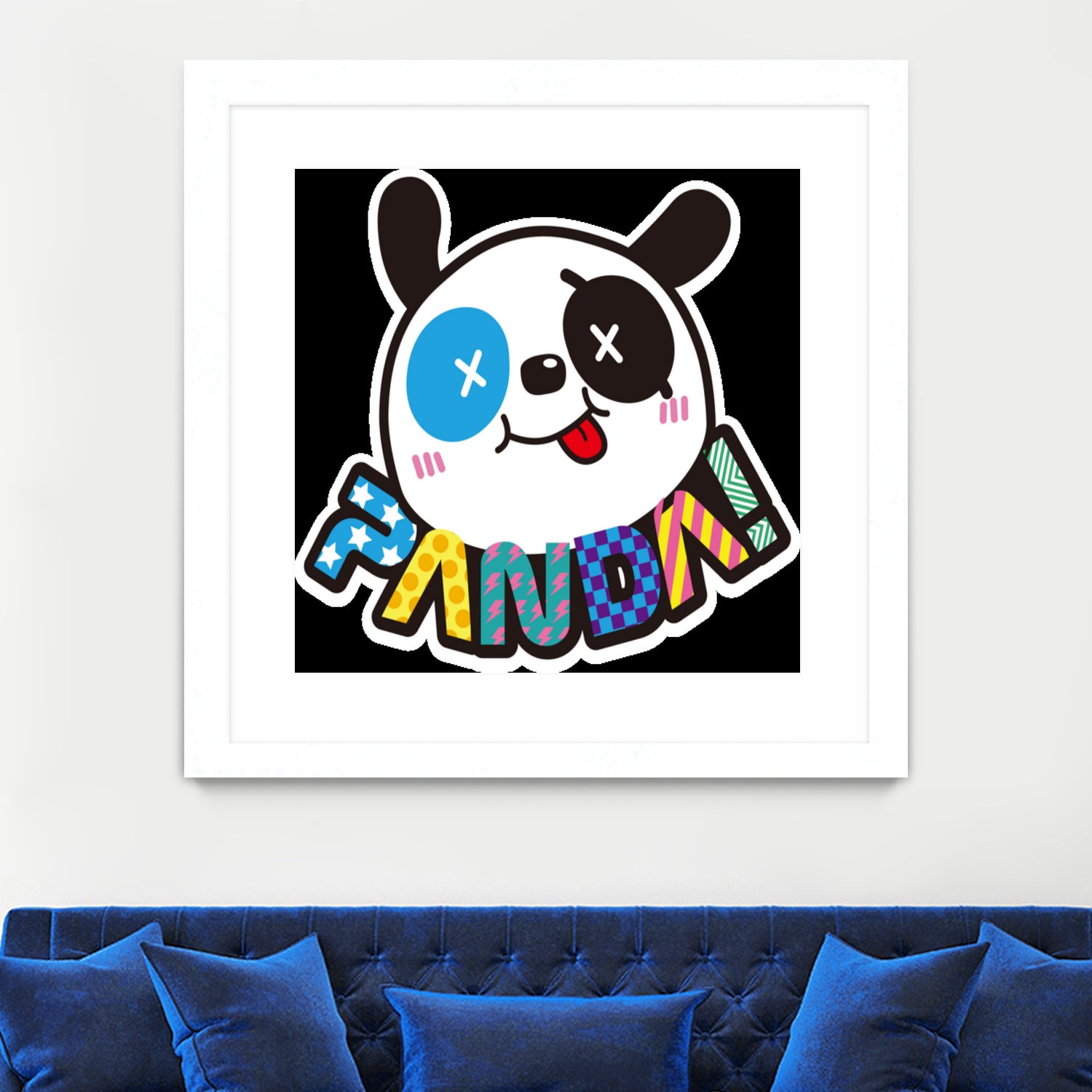 Funny Panda by Desi Setyoningrum on GIANT ART - white cartooning