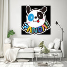 Funny Panda by Desi Setyoningrum on GIANT ART - white cartooning