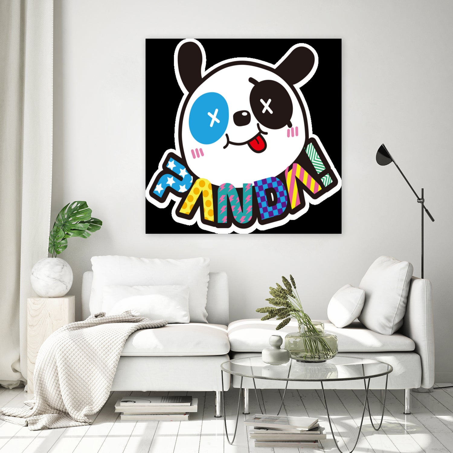 Funny Panda by Desi Setyoningrum on GIANT ART - white cartooning