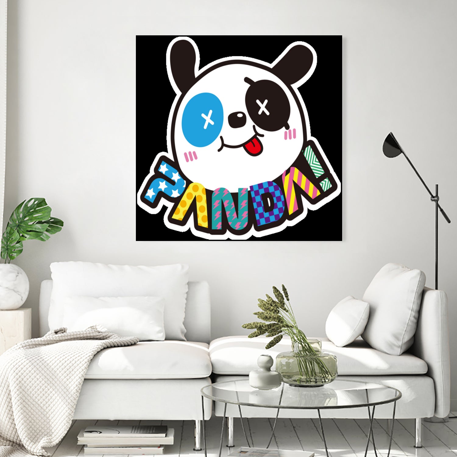 Funny Panda by Desi Setyoningrum on GIANT ART - white cartooning