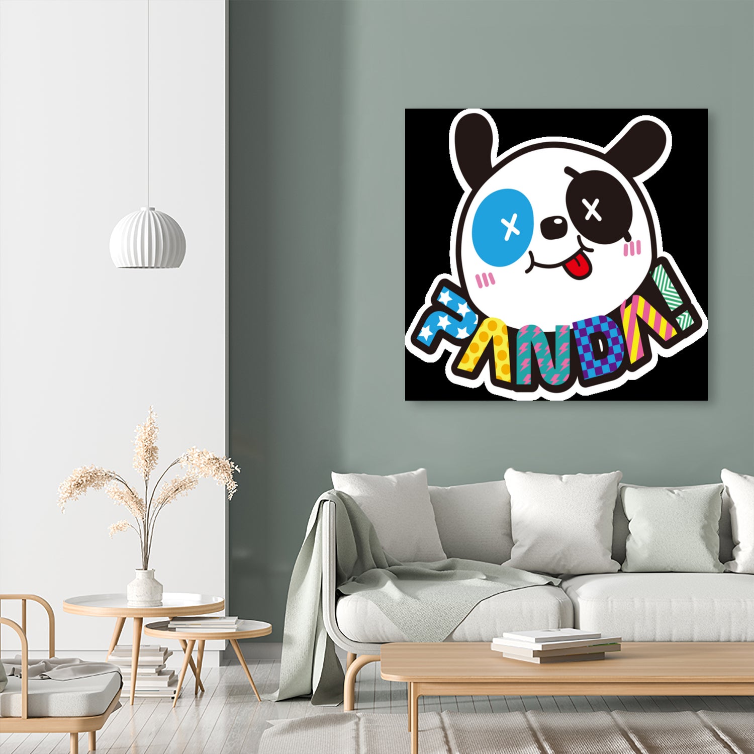 Funny Panda by Desi Setyoningrum on GIANT ART - white cartooning