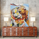 Holy Trinity illustration by Bernardo Ramonfaur on GIANT ART - blue digital painting