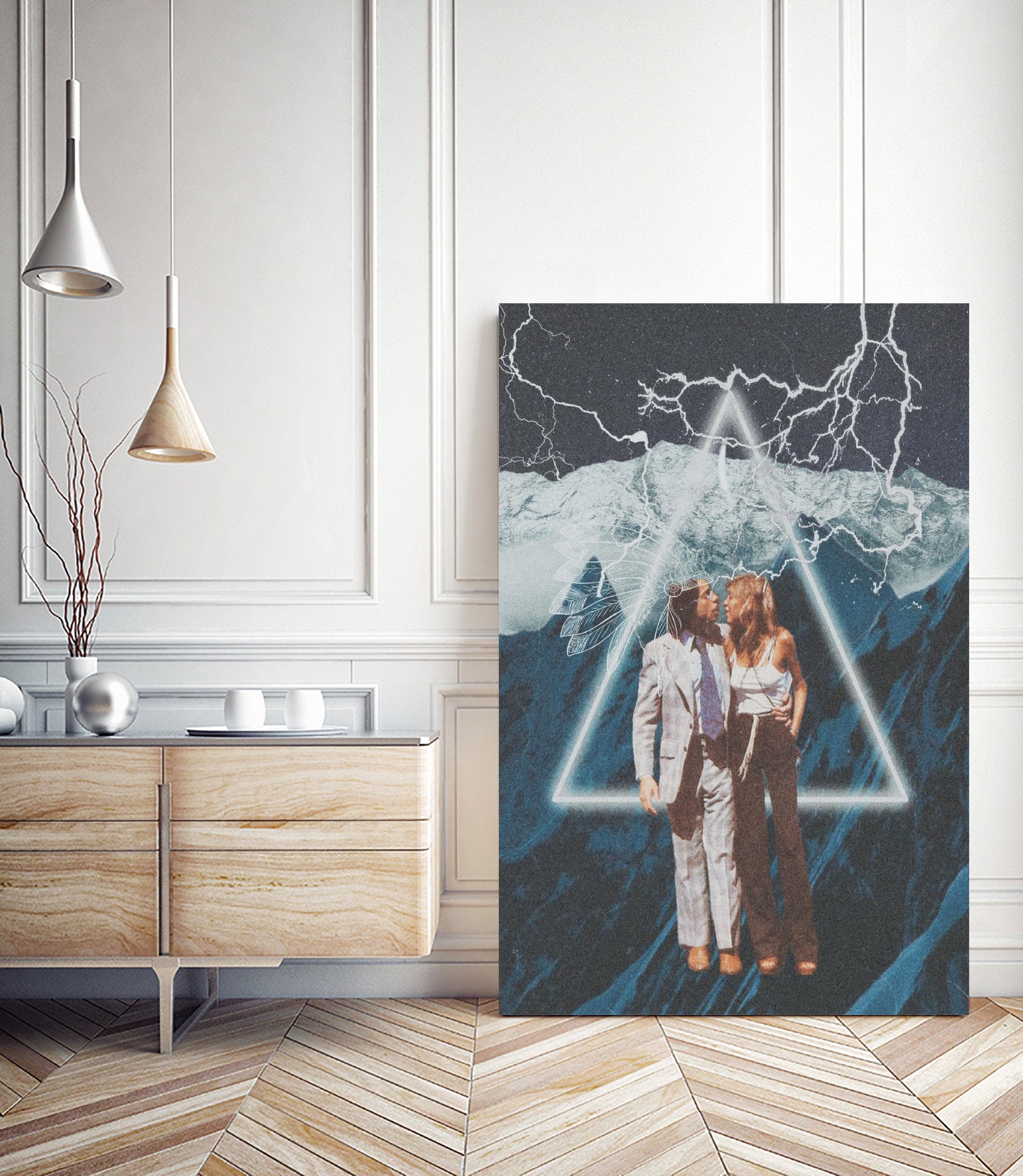Couple by Lori Andrews on GIANT ART - white photo illustration