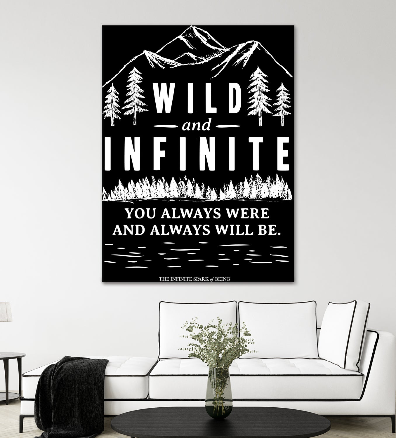 Always Wild (II) by The Infinite Spark of Being Keith Welsh on GIANT ART - black typography