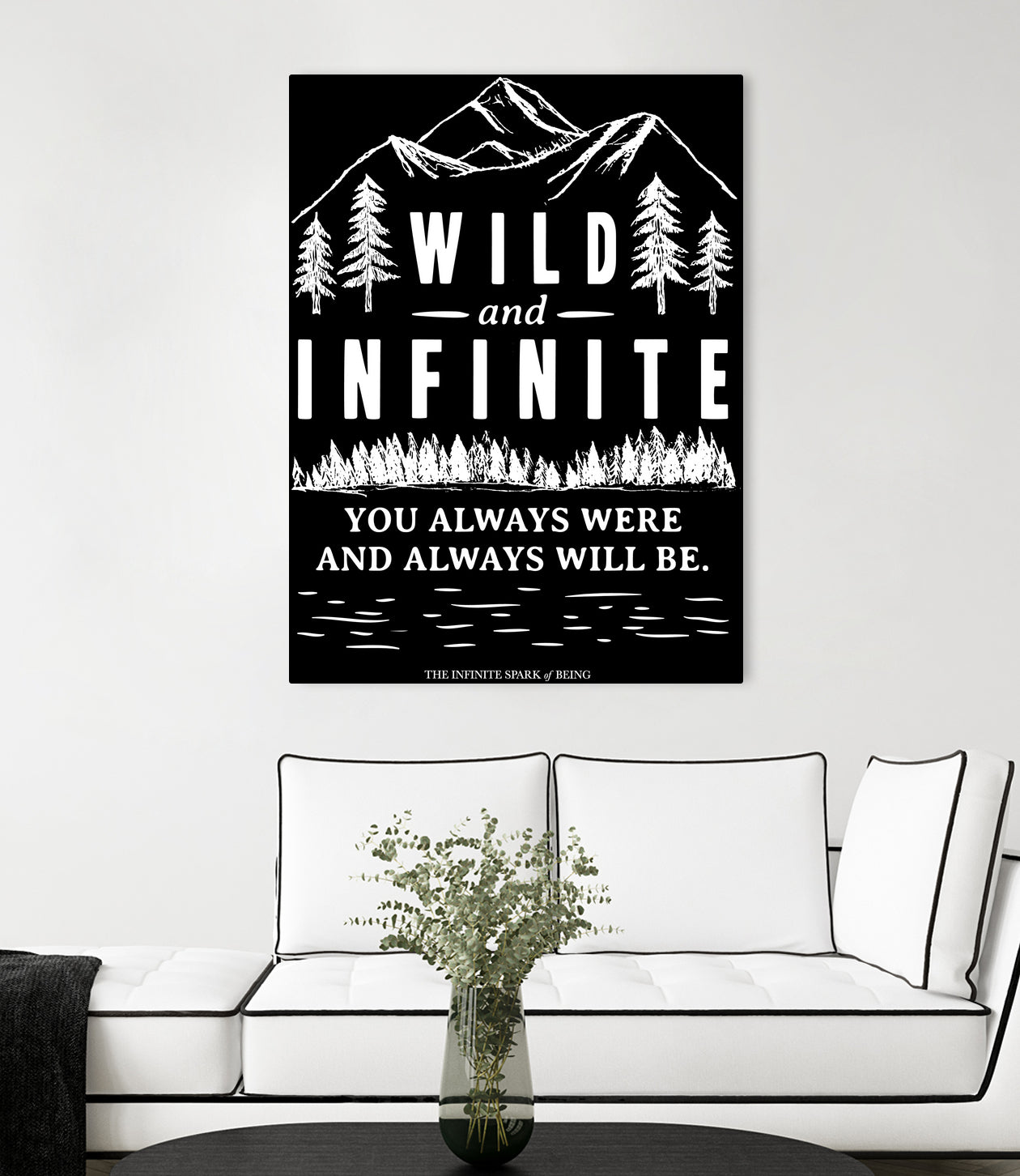 Always Wild (II) by The Infinite Spark of Being Keith Welsh on GIANT ART - black typography