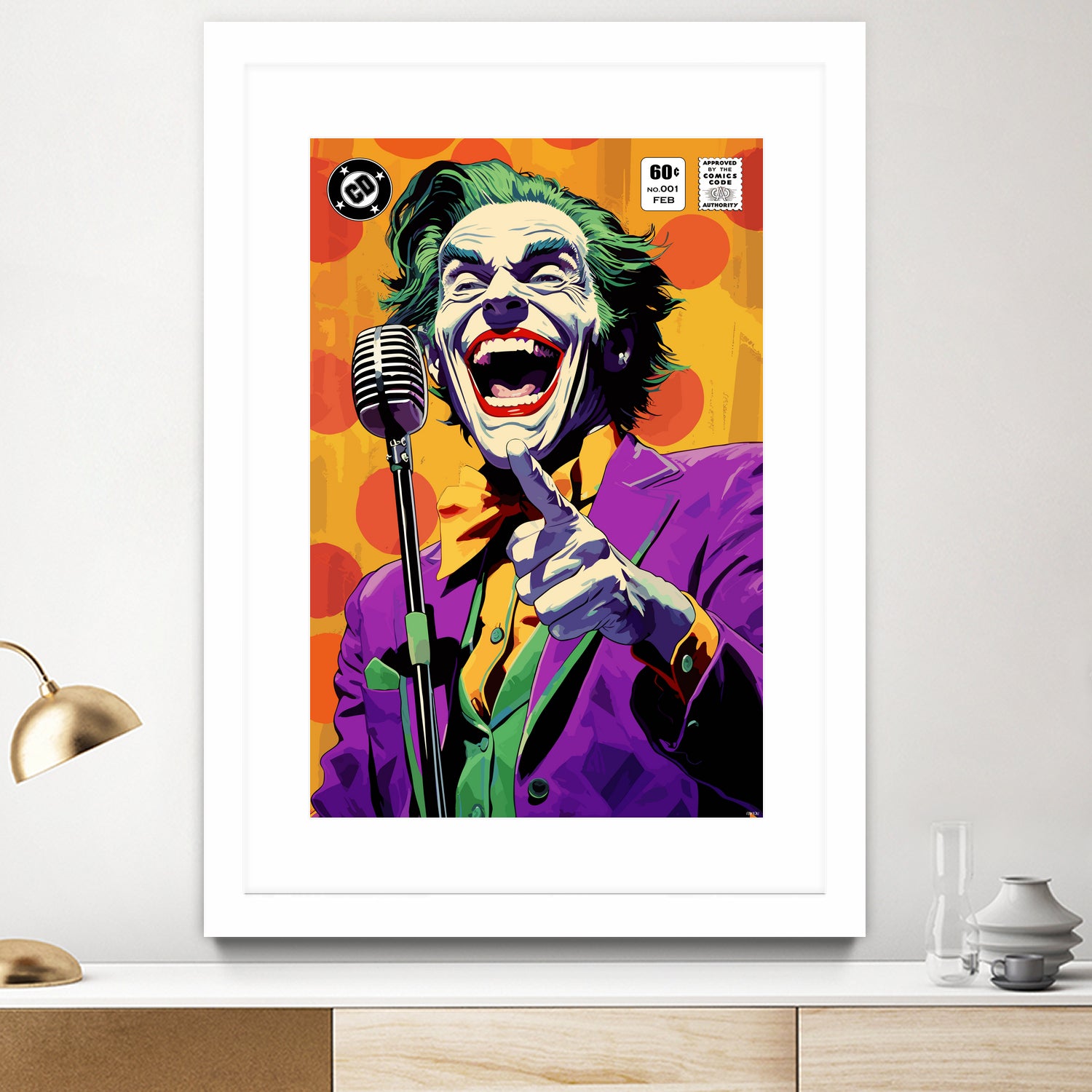 The Killing Joke by Ramon Souza on GIANT ART - yellow vector illustration