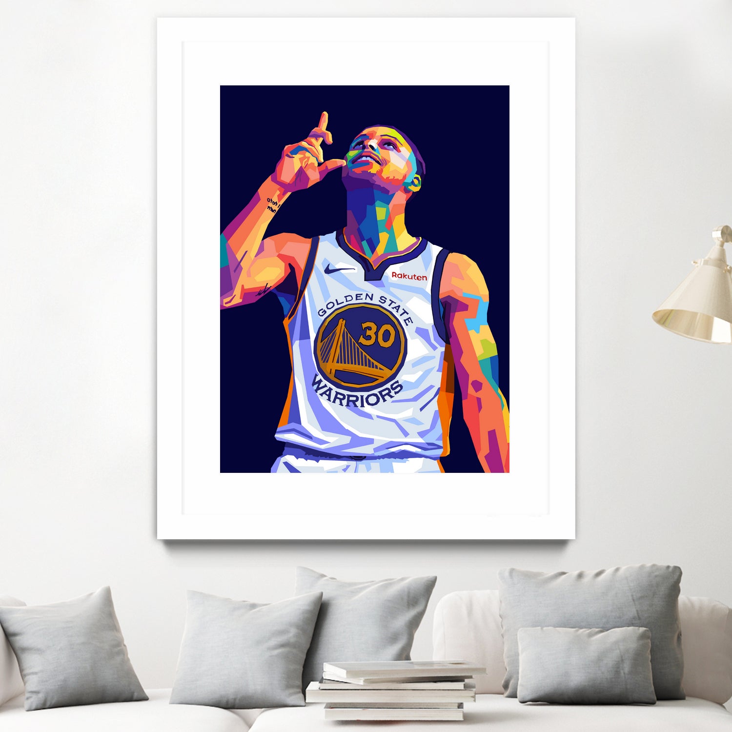 Stephen Curry Pop Art by Noval Purnama on GIANT ART - black digital drawing