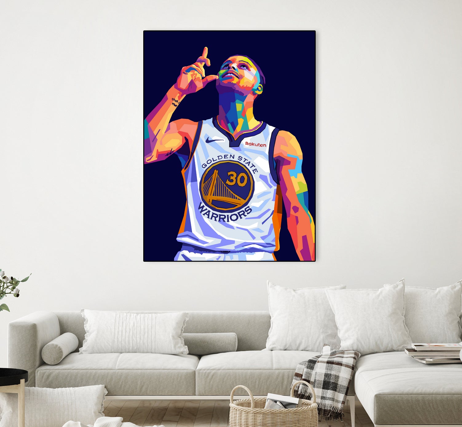 Stephen Curry Pop Art by Noval Purnama on GIANT ART - black digital drawing