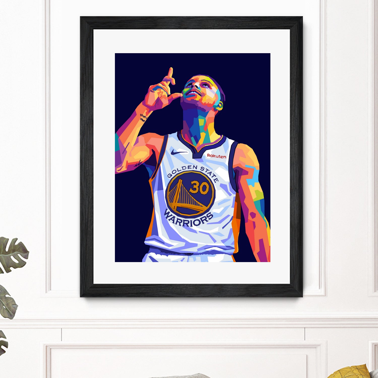 Stephen Curry Pop Art by Noval Purnama on GIANT ART - black digital drawing