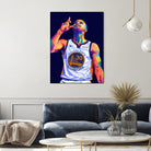 Stephen Curry Pop Art by Noval Purnama on GIANT ART - black digital drawing