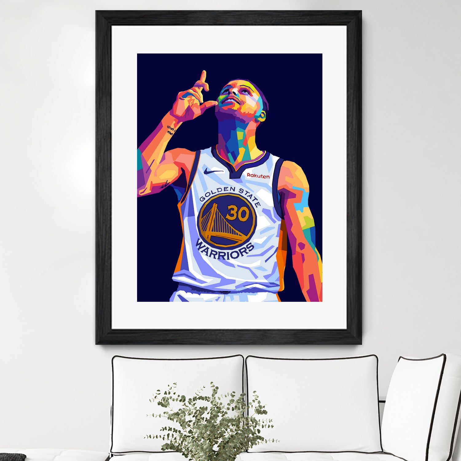 Stephen Curry Pop Art by Noval Purnama on GIANT ART - black digital drawing