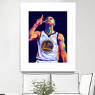 Stephen Curry Pop Art by Noval Purnama on GIANT ART - black digital drawing