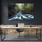 River through the Woods by William Cuccio on GIANT ART - green photo illustration