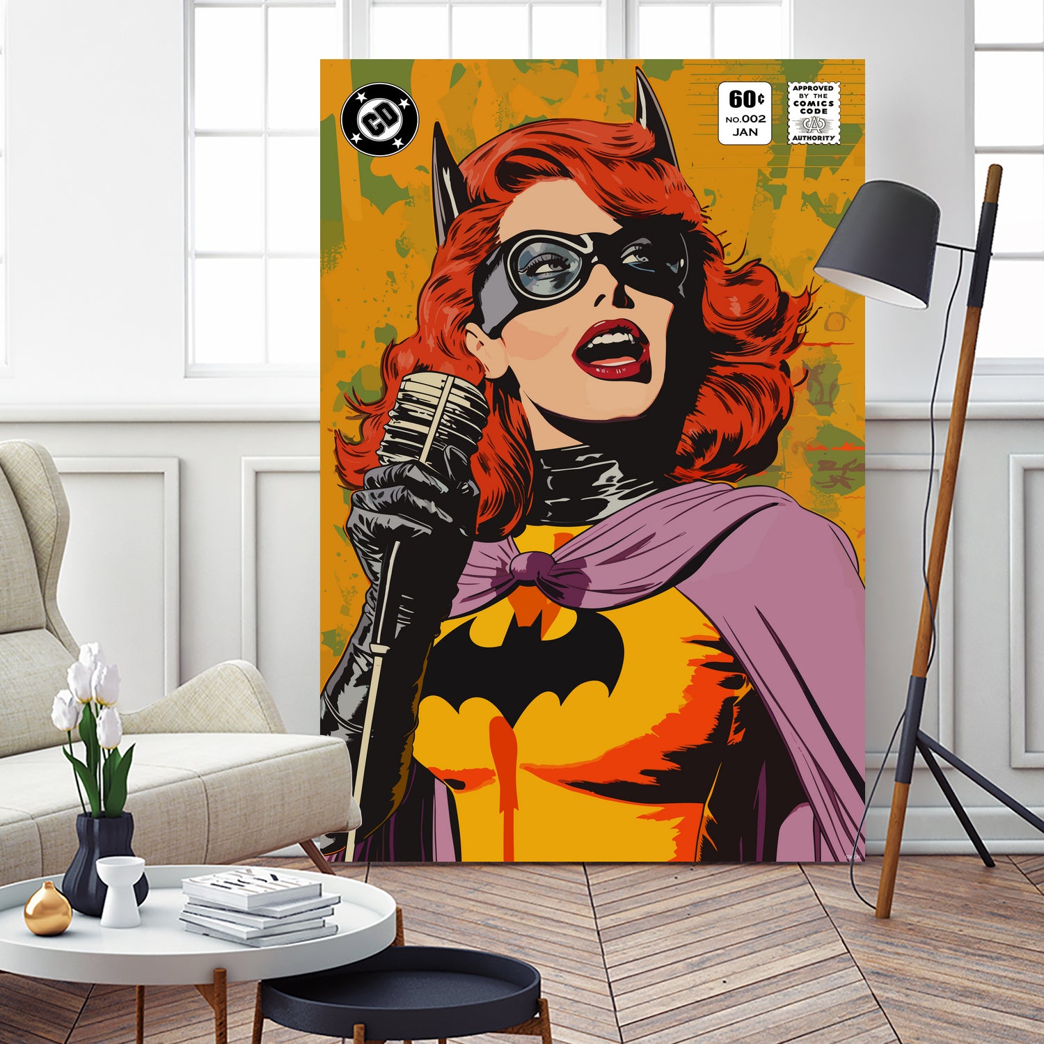 BatSong by Ramon Souza on GIANT ART - yellow vector illustration