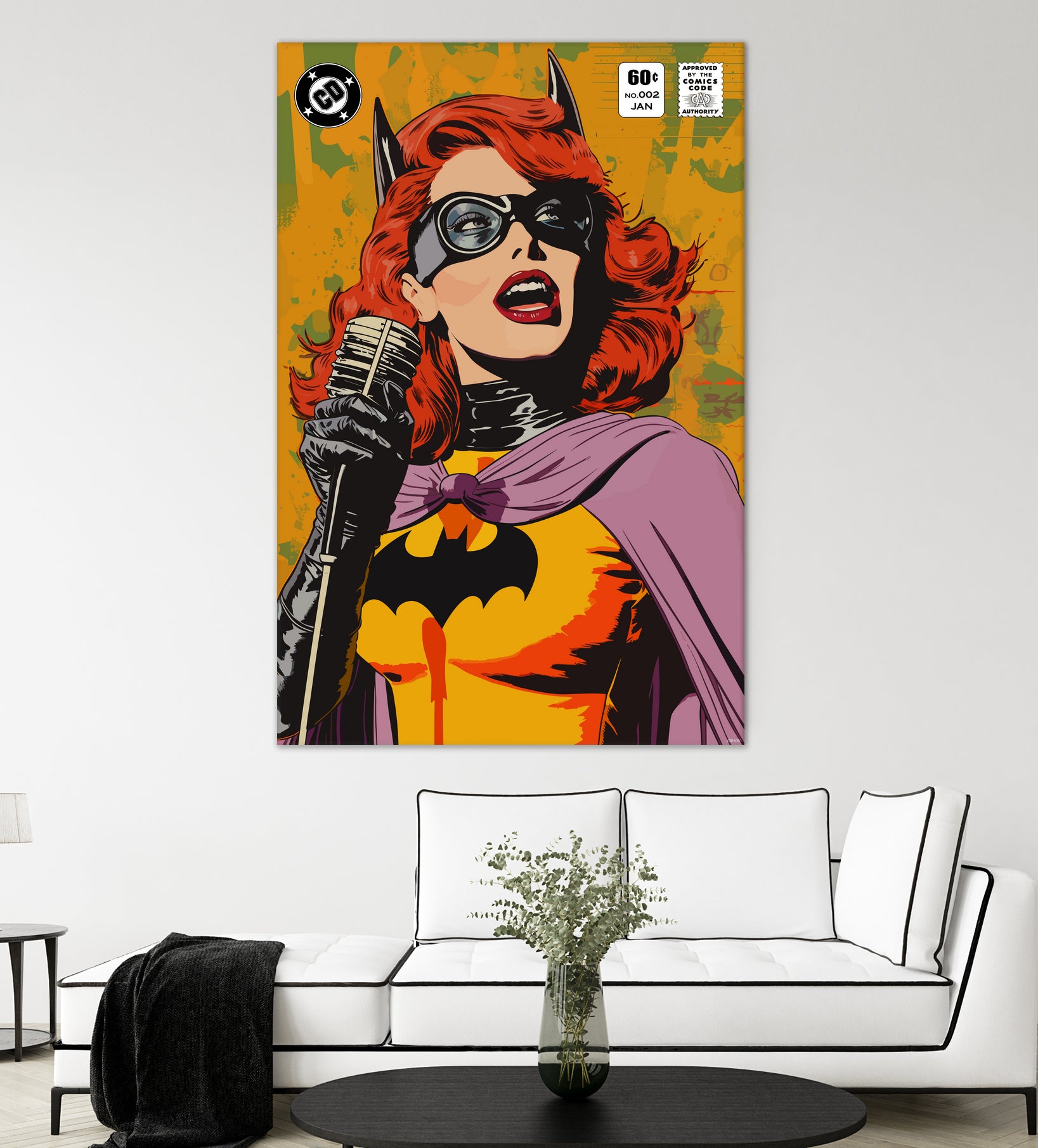 BatSong by Ramon Souza on GIANT ART - yellow vector illustration