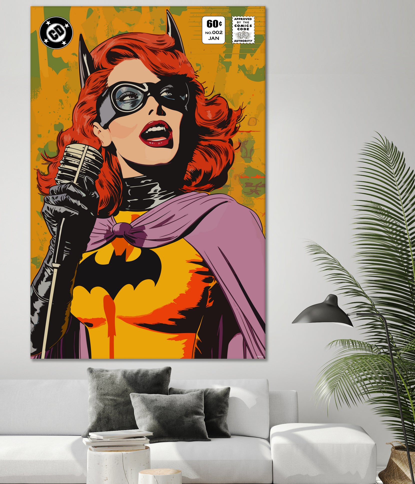 BatSong by Ramon Souza on GIANT ART - yellow vector illustration