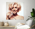 Marilyn Monroe by William Cuccio on GIANT ART - yellow digital painting