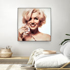 Marilyn Monroe by William Cuccio on GIANT ART - yellow digital painting