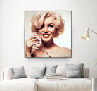 Marilyn Monroe by William Cuccio on GIANT ART - yellow digital painting