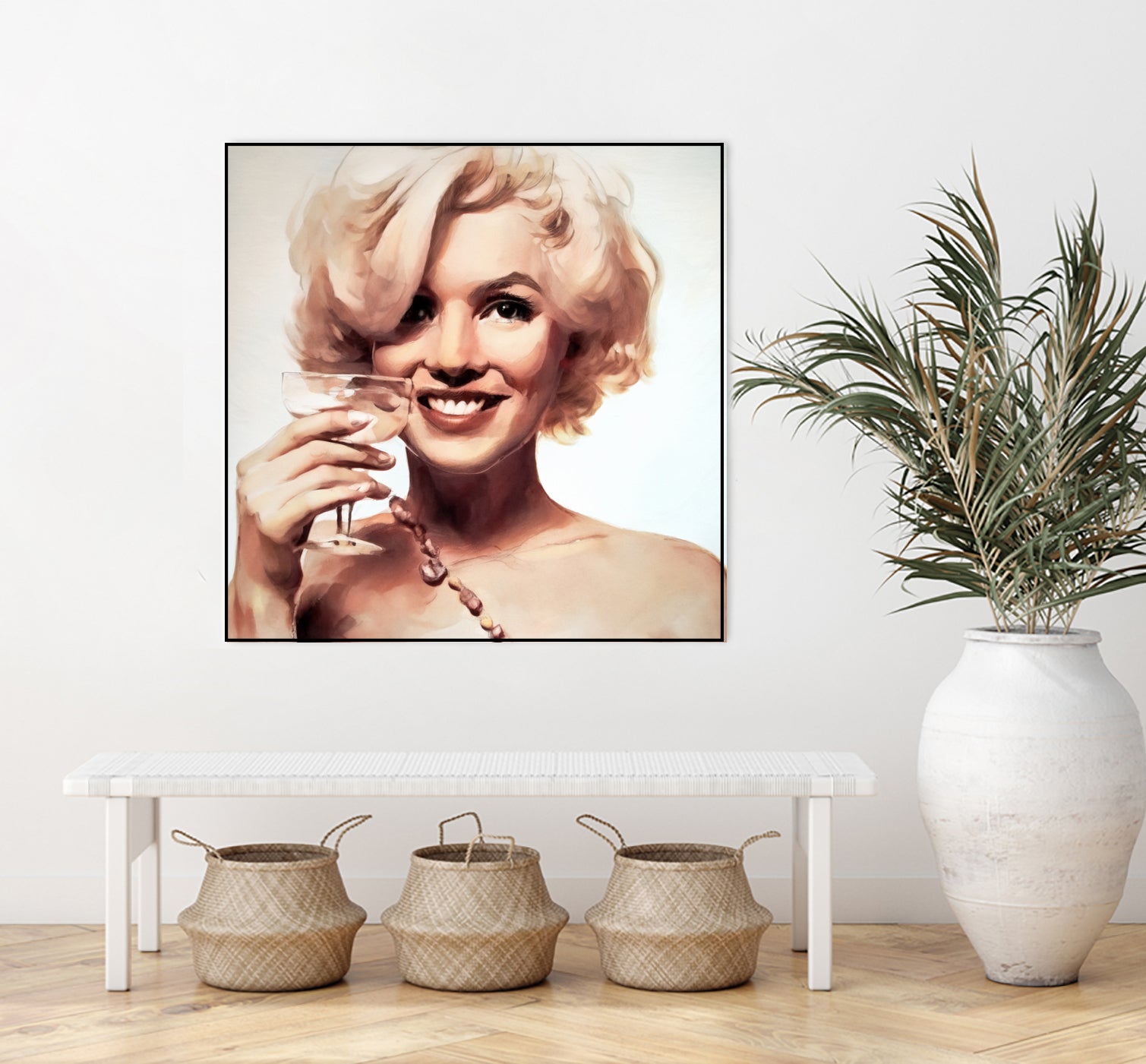 Marilyn Monroe by William Cuccio on GIANT ART - yellow digital painting