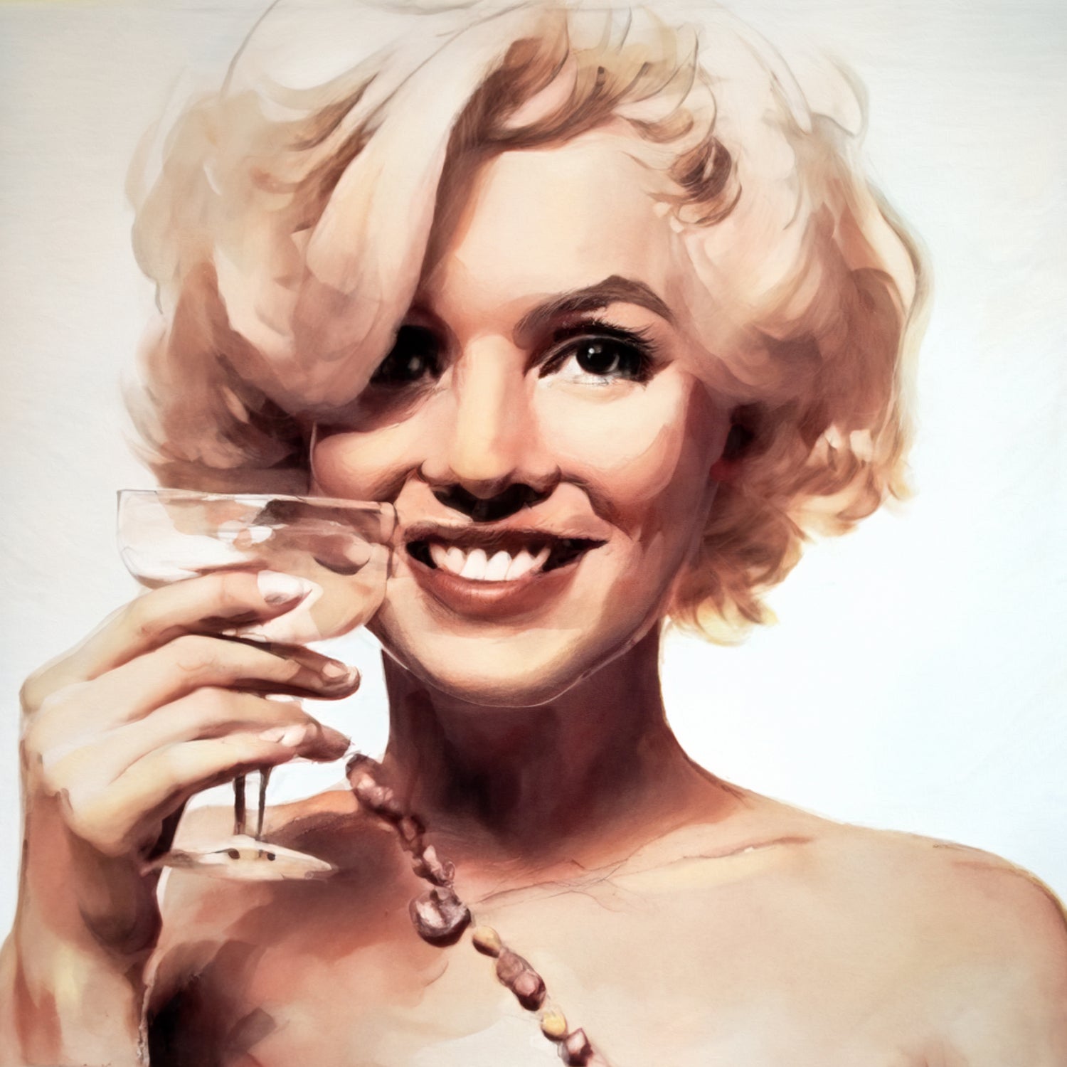 Marilyn Monroe by William Cuccio on GIANT ART - yellow digital painting