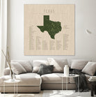 Texas Parks by Finlay McNevin on GIANT ART - green typography