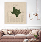 Texas Parks by Finlay McNevin on GIANT ART - green typography