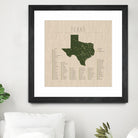 Texas Parks by Finlay McNevin on GIANT ART - green typography