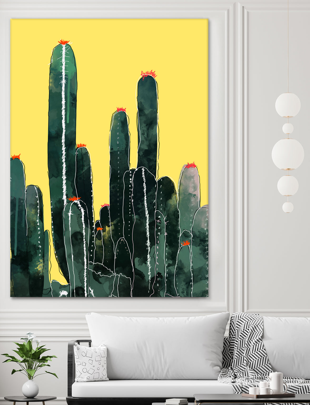 Cactus by Ümmühan Türk on GIANT ART - green digital painting