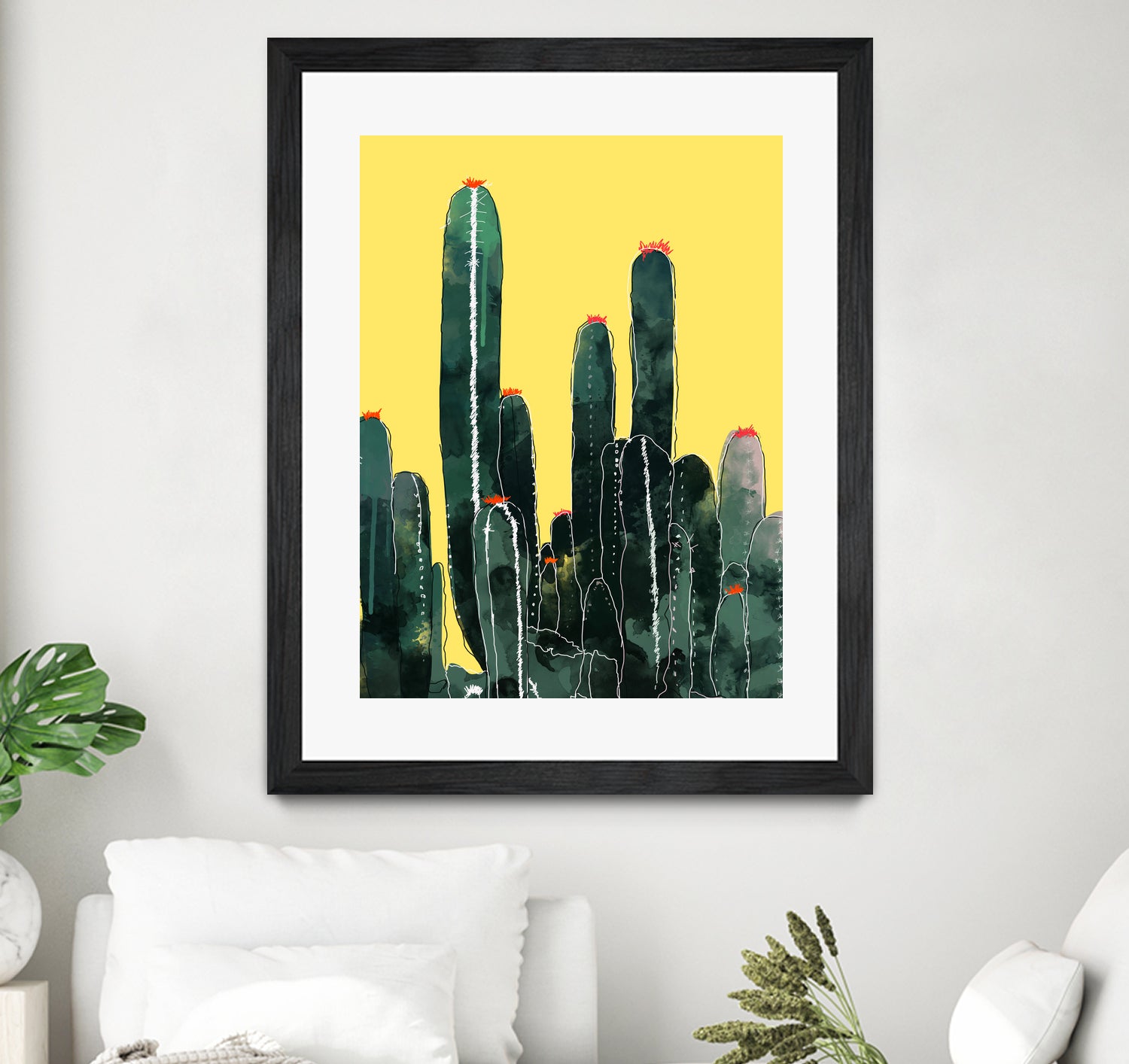 Cactus by Ümmühan Türk on GIANT ART - green digital painting