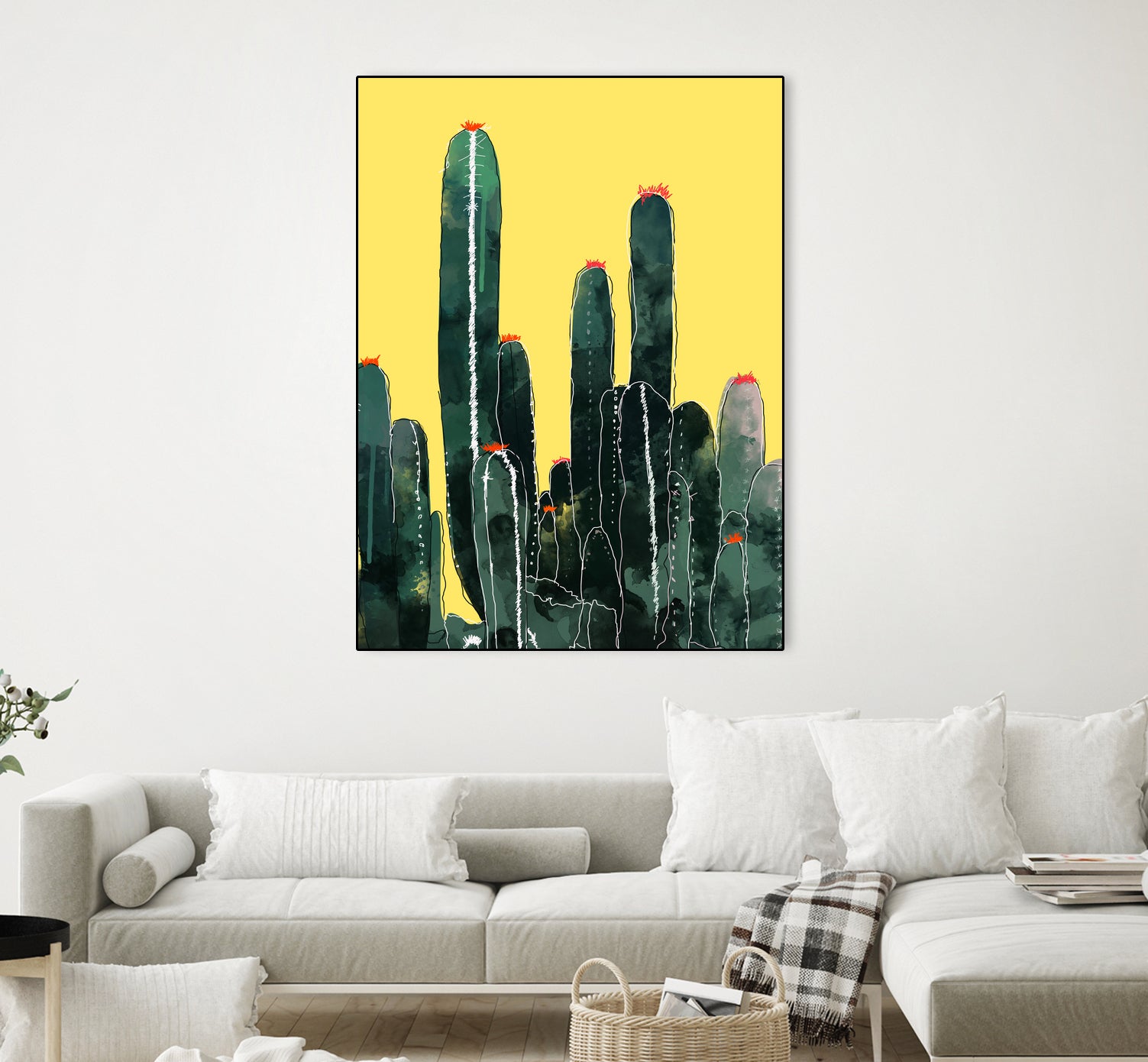 Cactus by Ümmühan Türk on GIANT ART - green digital painting