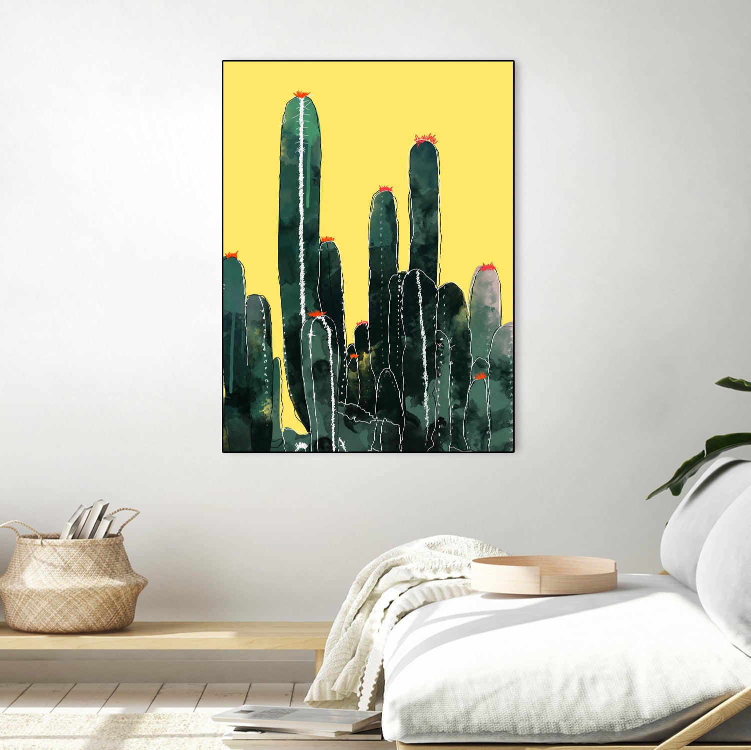 Cactus by Ümmühan Türk on GIANT ART - green digital painting